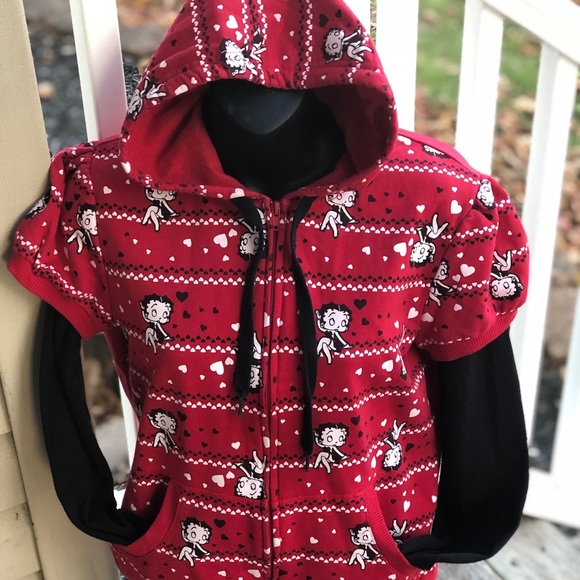 💋🎈❣️🎈💥❣️💋🎈Betty bop hooded sweatshirt - Picture 3 of 5